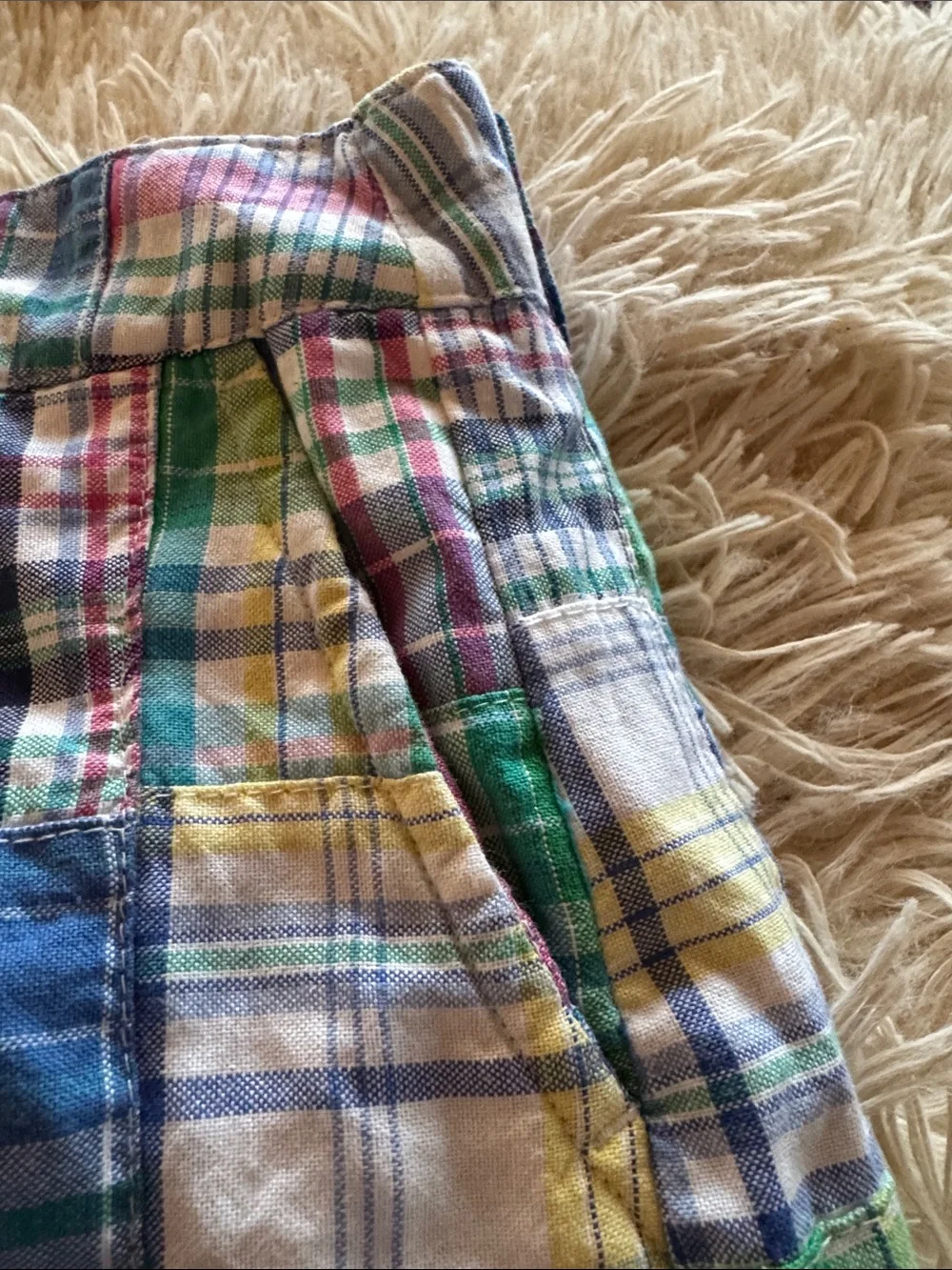 Ralph Lauren Patchwork preppy Plaid Skirt - Multicolor